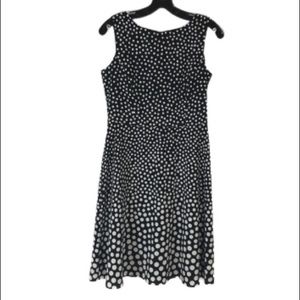 Talbots Graduated Polka Dots Dress Size 6P